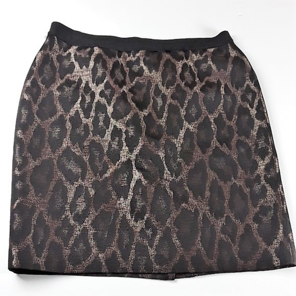 Ann Taylor Animal Print Skirt